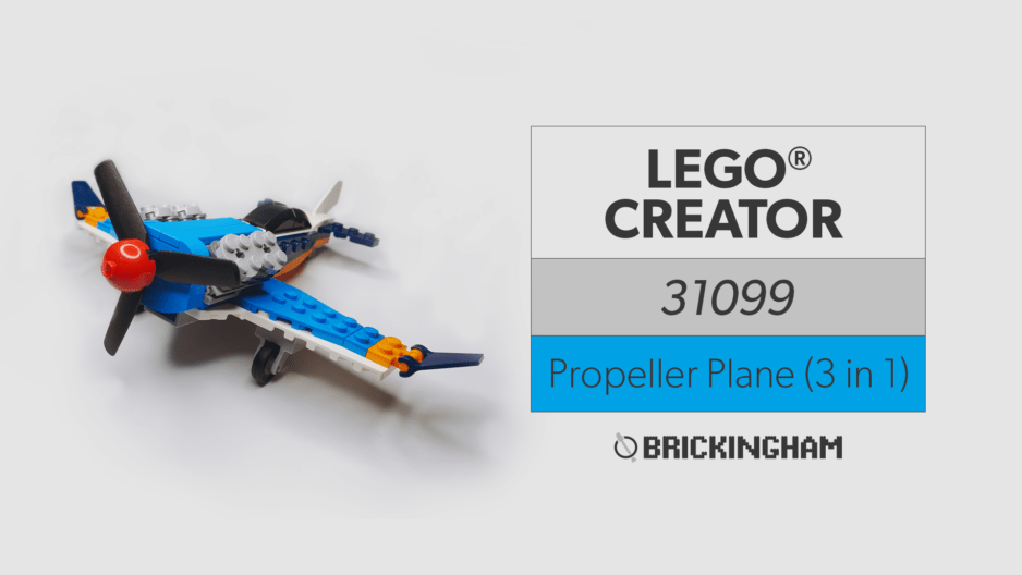 LEGO® Classic — Propeller Plane (31099) — Timelapse Speed Build