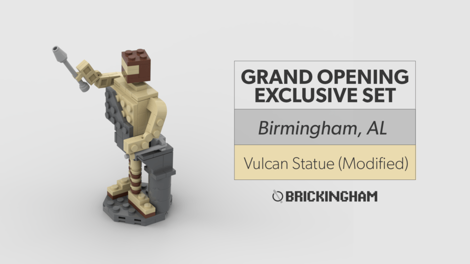 LEGO® Store Grand Opening Exclusive Set — Birmingham, AL — Vulcan Statue (Modified)
